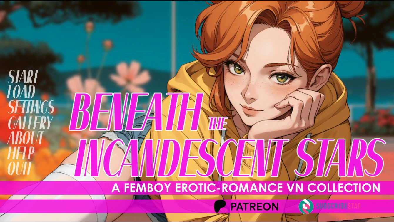 【欧美SLG/AI汉化/伪娘】炽热星辰之下：伪娘情色浪漫视觉小说合集4.1 AI汉化版【PC+安卓/1.9G/首发】Beneath the Incandescent Stars: A Femboy Erotic-Romance VN Collection [v4.1]