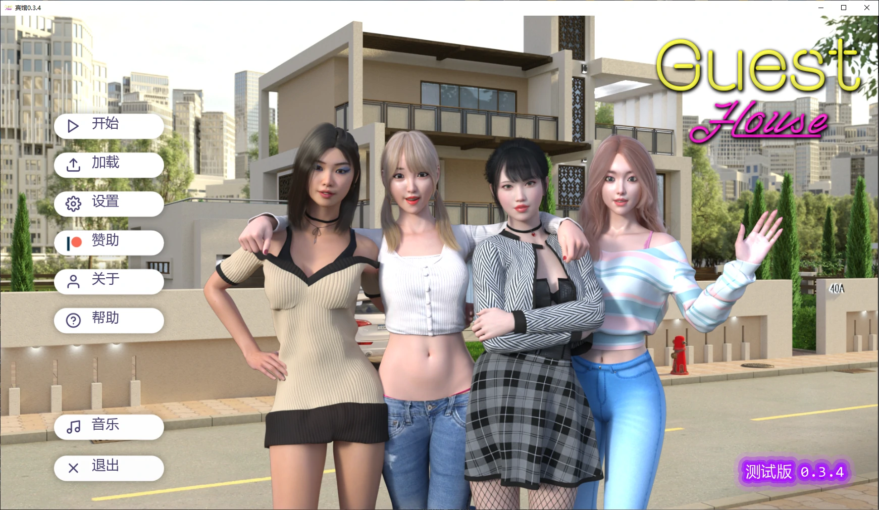 【欧美SLG/AI汉化/后宫】宾馆0.3.4 AI汉化版【PC+安卓/5.4G/更新】Guest House [v0.3.4]